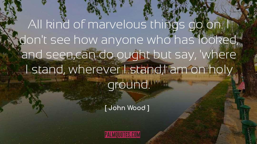 Am On quotes by John Wood