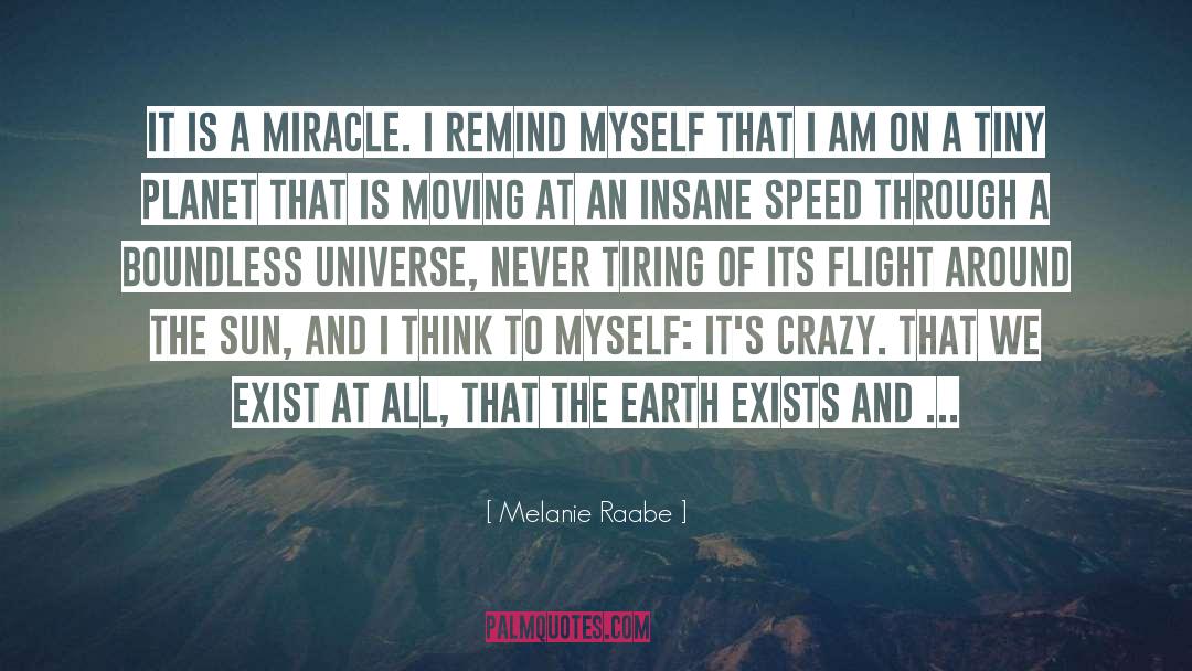 Am On quotes by Melanie Raabe