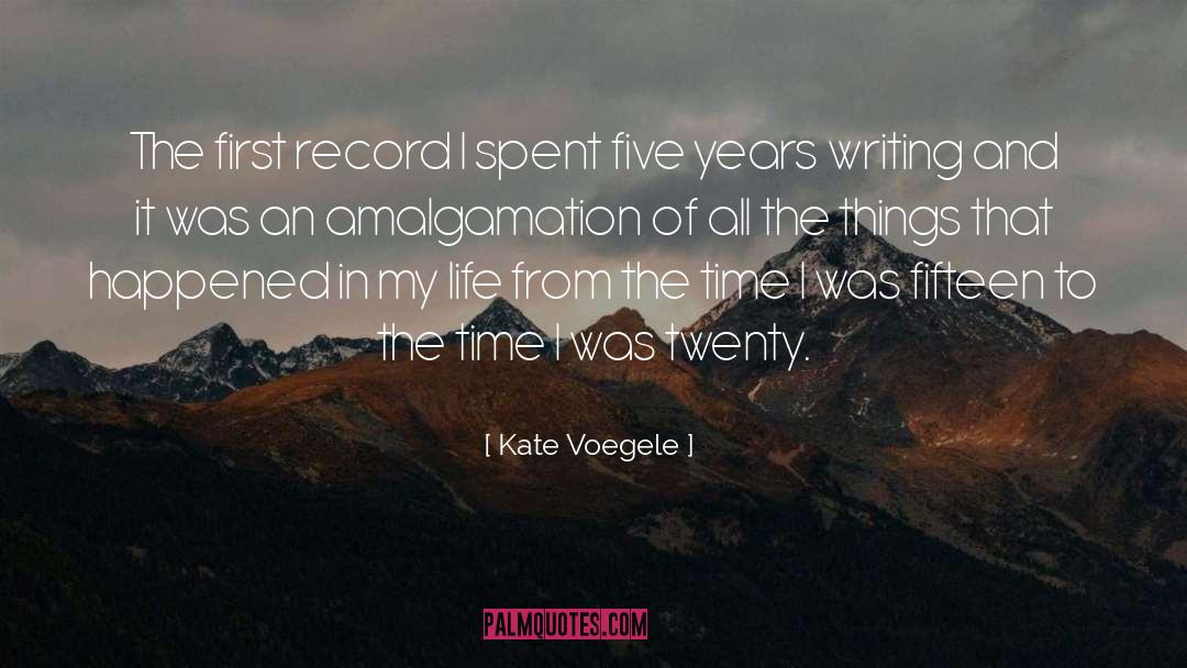 Amalgamation quotes by Kate Voegele