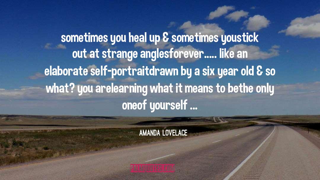 Amanda quotes by Amanda Lovelace