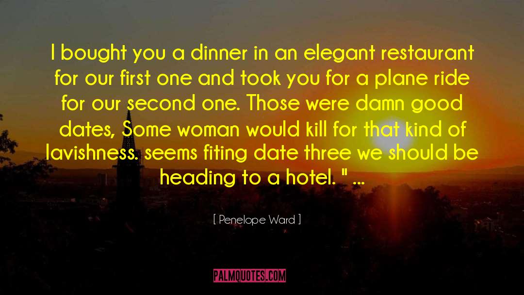 Amarena Restaurant quotes by Penelope Ward