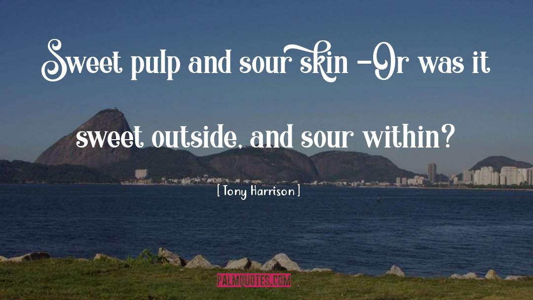 Amaretto Sour quotes by Tony Harrison