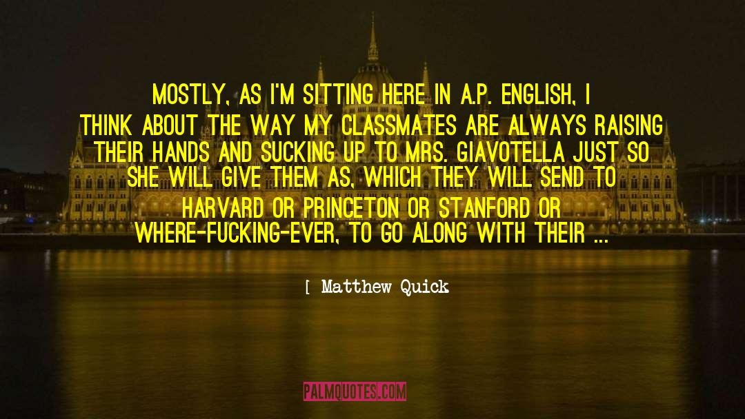 Amarillas In English quotes by Matthew Quick