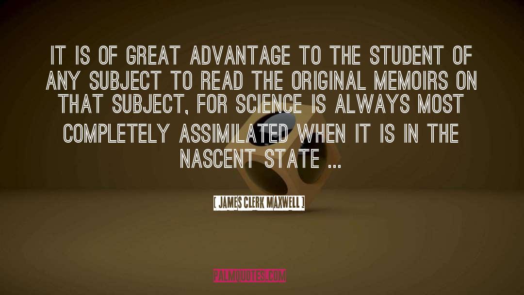 Amateurs Vs Originals quotes by James Clerk Maxwell