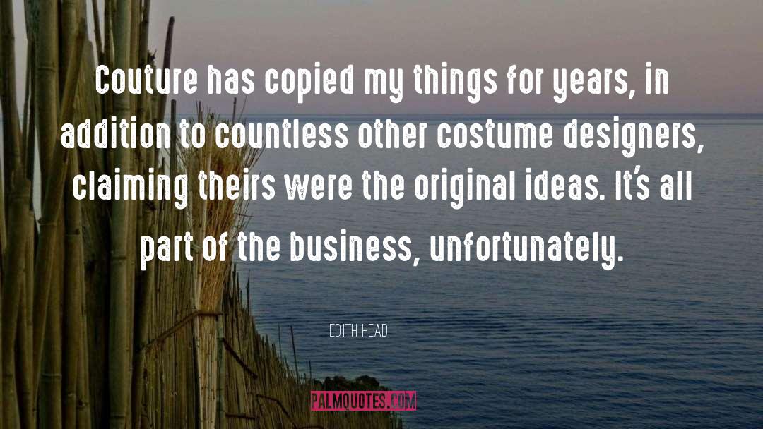 Amateurs Vs Originals quotes by Edith Head