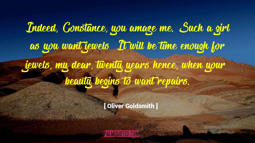 Amaze quotes by Oliver Goldsmith