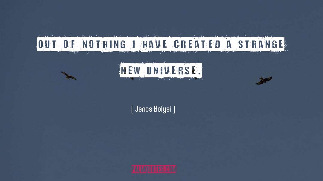 Amazed quotes by Janos Bolyai