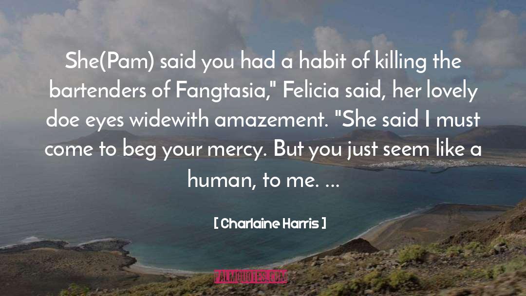 Amazement quotes by Charlaine Harris