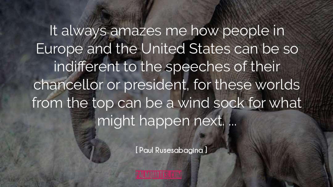 Amazes quotes by Paul Rusesabagina
