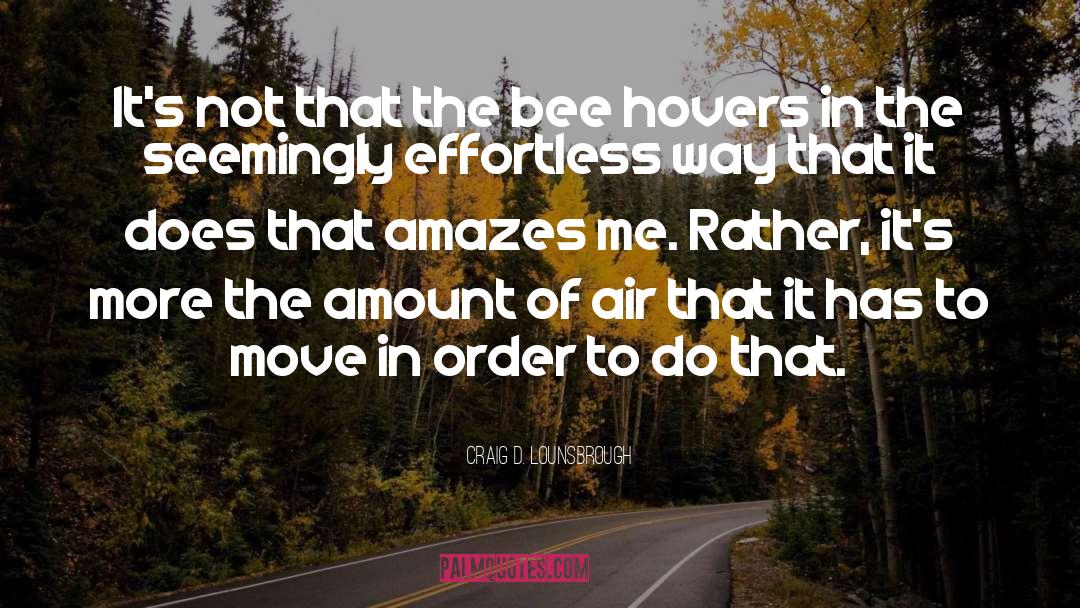 Amazes quotes by Craig D. Lounsbrough