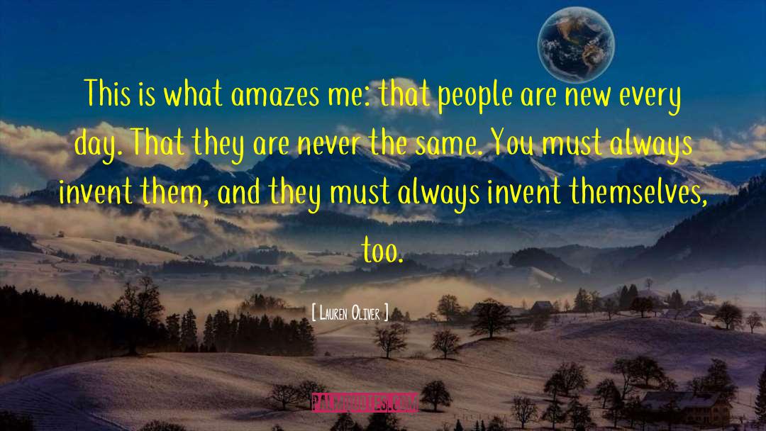 Amazes quotes by Lauren Oliver