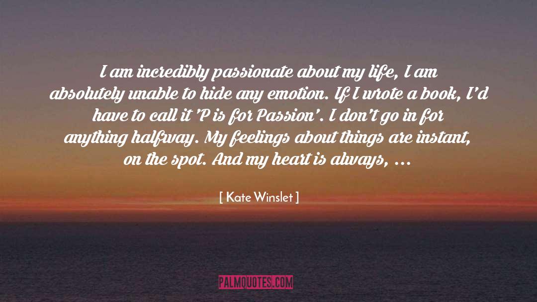 Amazing Book quotes by Kate Winslet