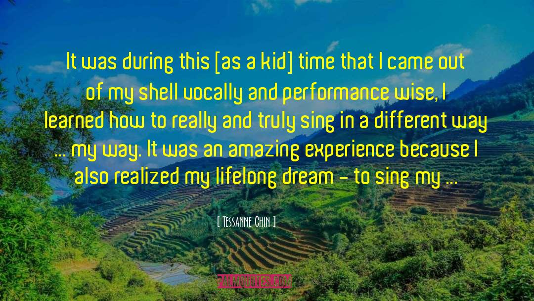Amazing Experiences quotes by Tessanne Chin