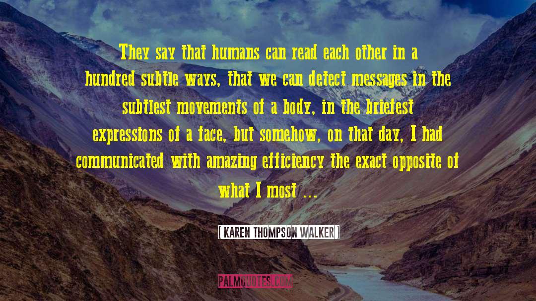 Amazing Facts quotes by Karen Thompson Walker