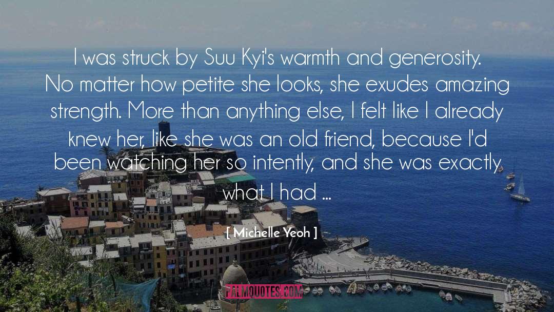 Amazing Friend quotes by Michelle Yeoh