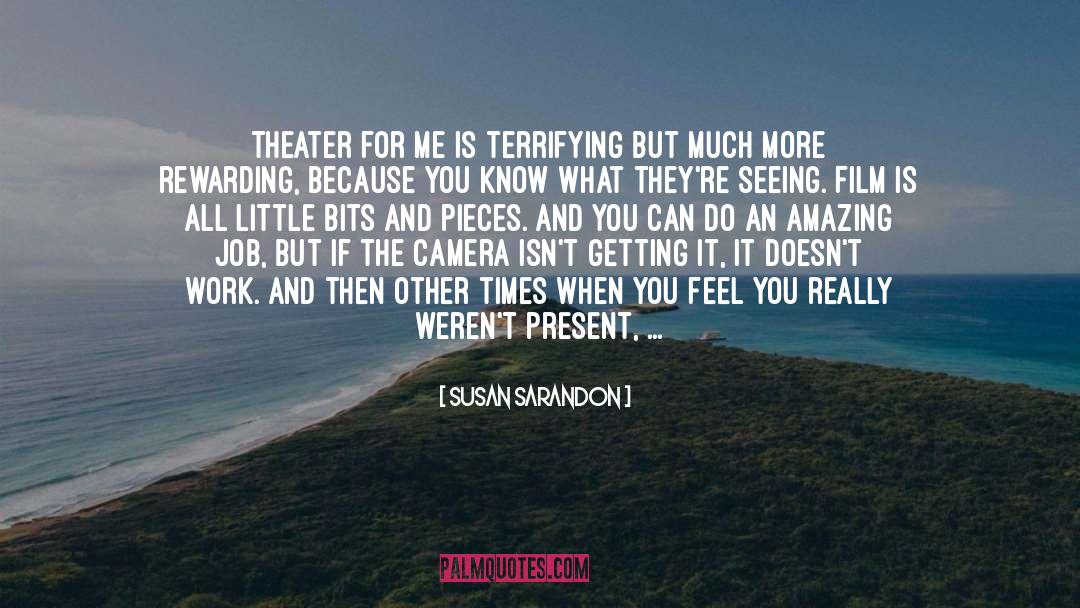 Amazing Job quotes by Susan Sarandon