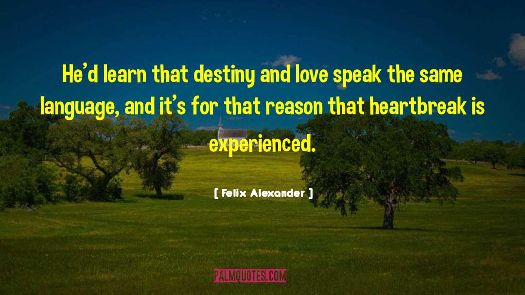 Amazing Language quotes by Felix Alexander