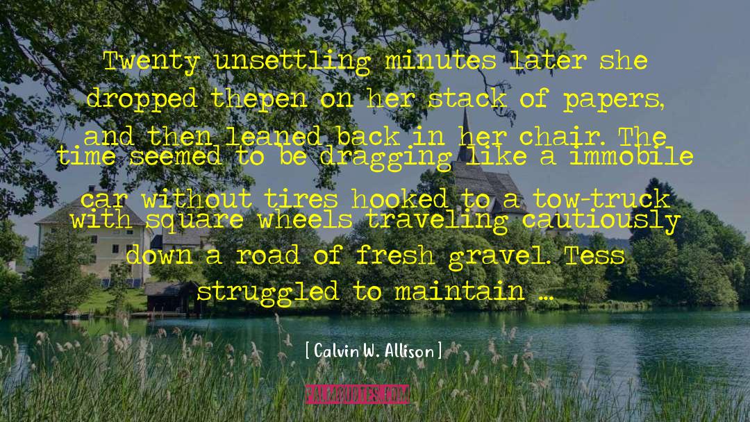 Amazing Metaphor quotes by Calvin W. Allison