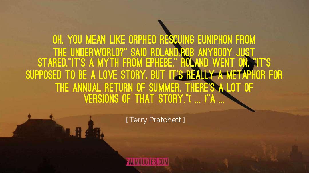 Amazing Metaphor quotes by Terry Pratchett