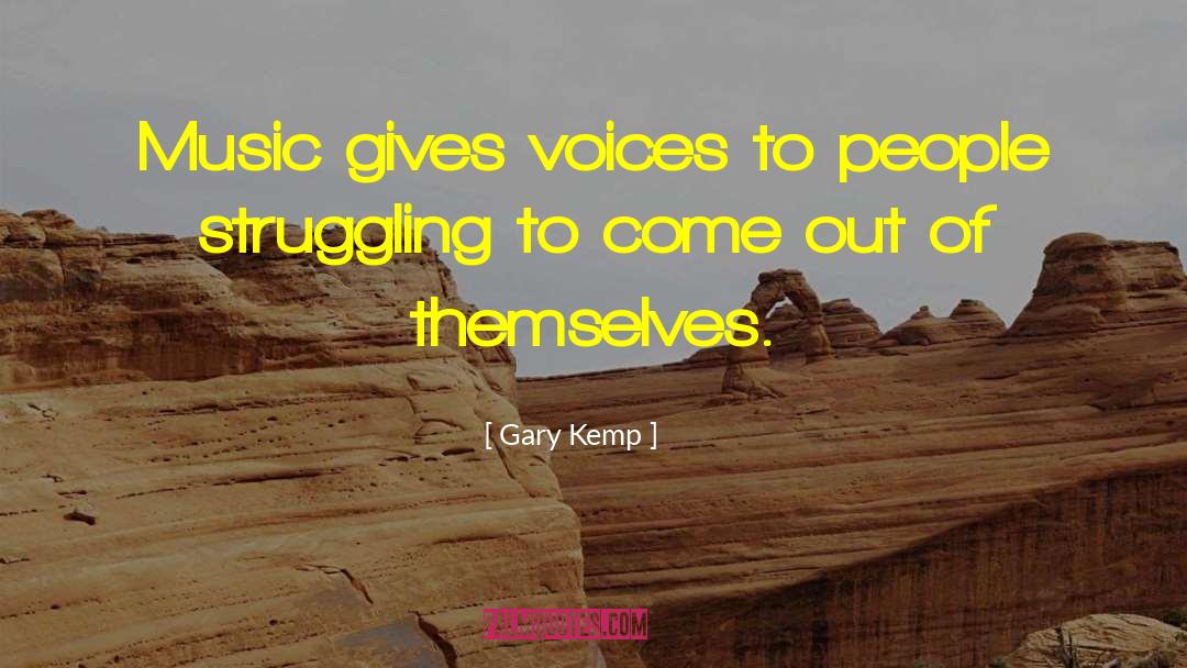 Amazing Music quotes by Gary Kemp