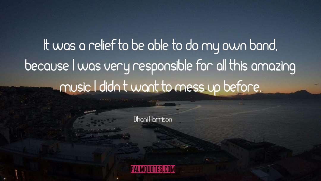 Amazing Music quotes by Dhani Harrison