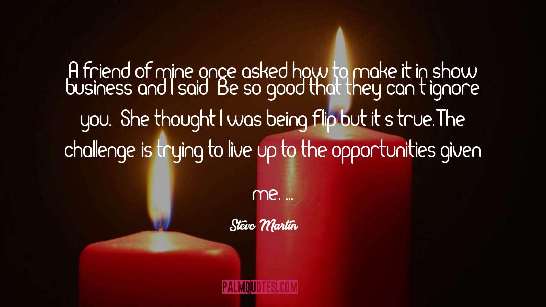 Amazing Opportunities quotes by Steve Martin