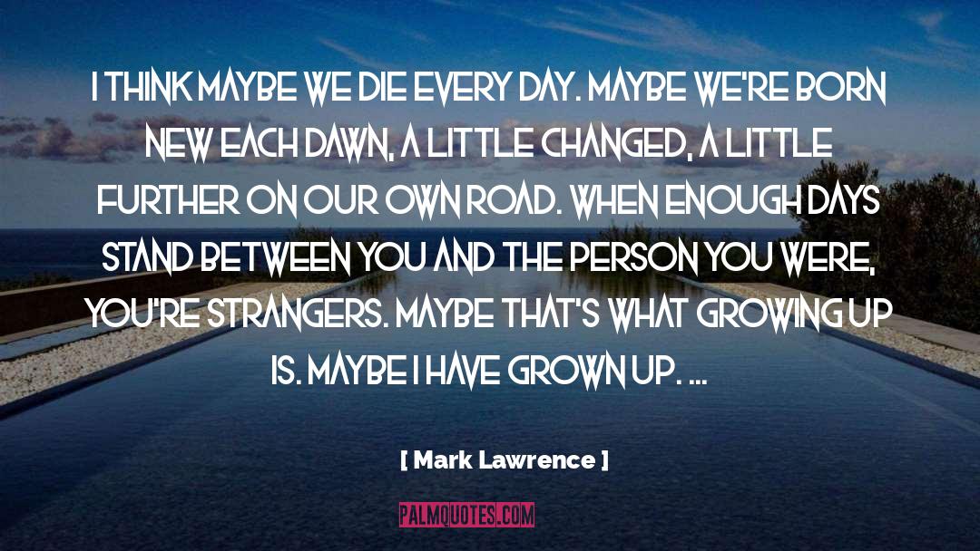 Amazing Person quotes by Mark Lawrence