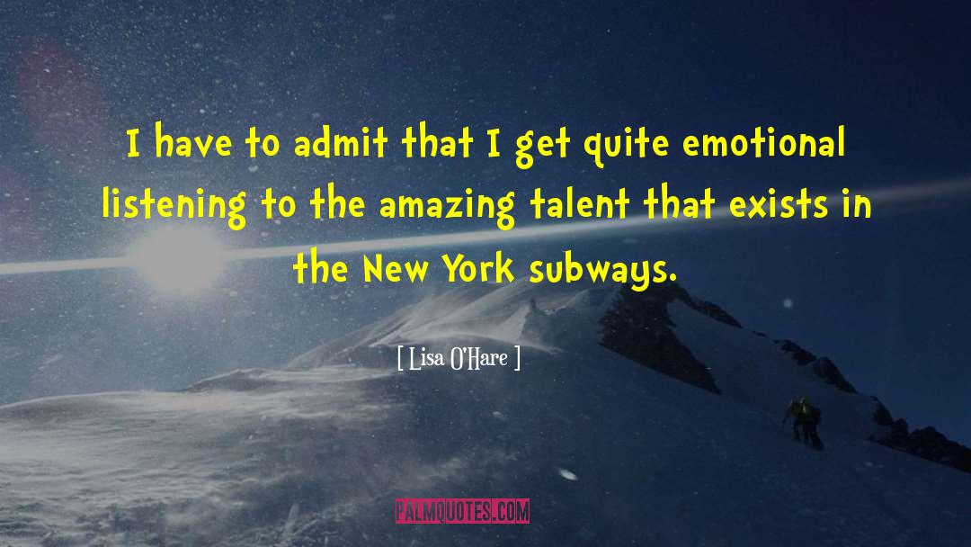 Amazing Talent quotes by Lisa O'Hare