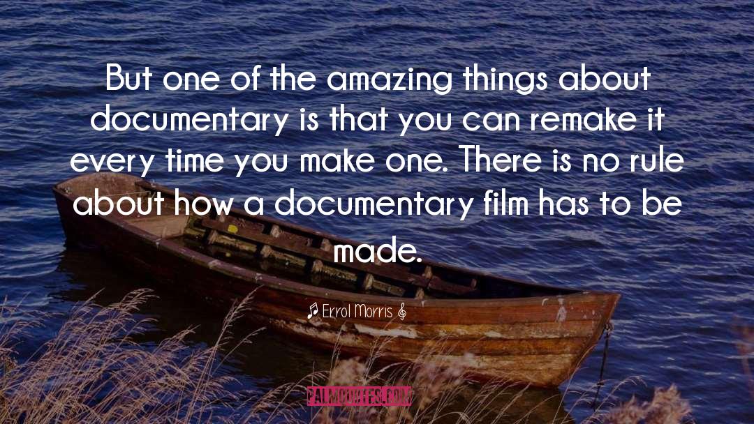 Amazing Things quotes by Errol Morris