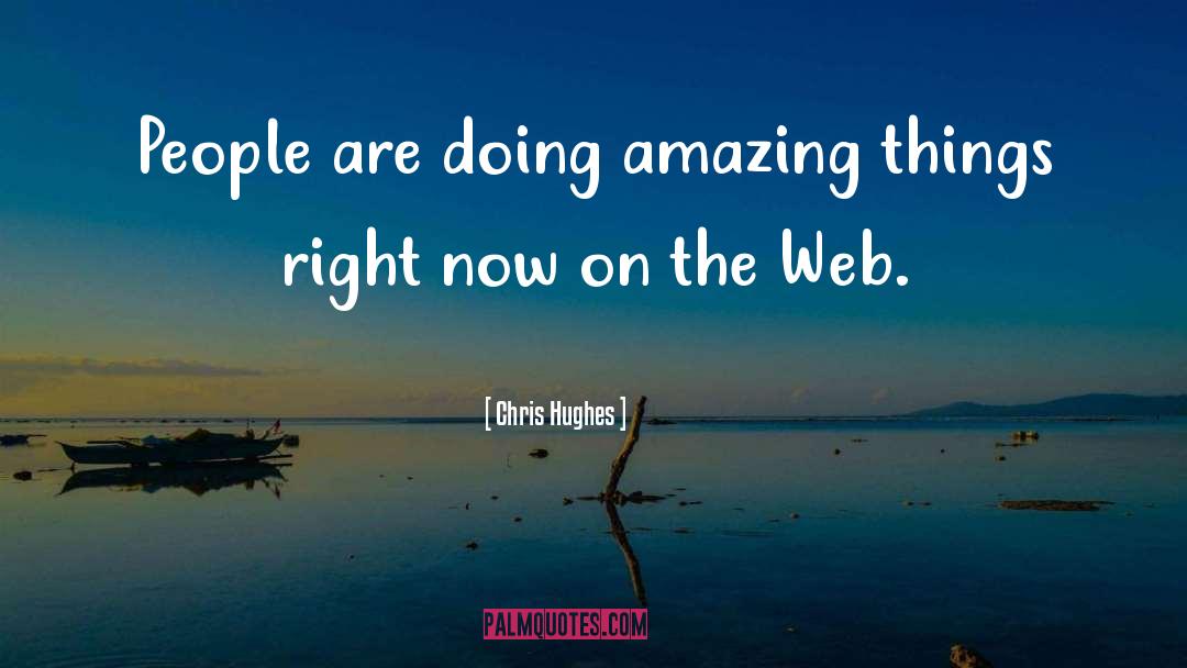 Amazing Things quotes by Chris Hughes