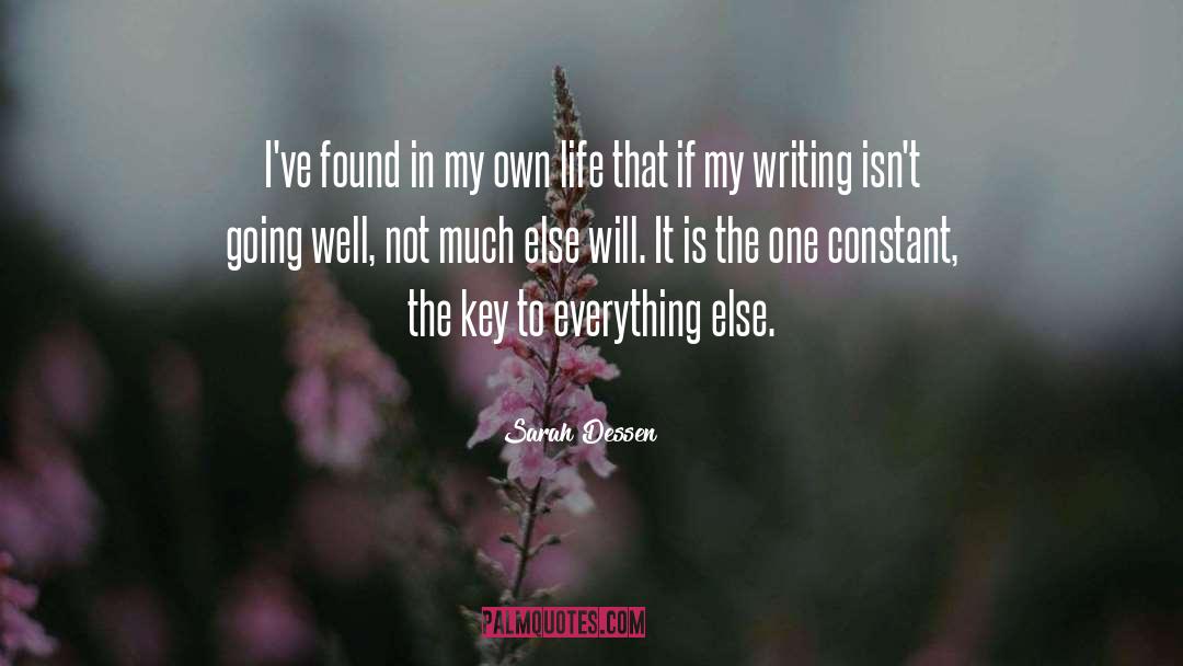 Amazing Writing quotes by Sarah Dessen