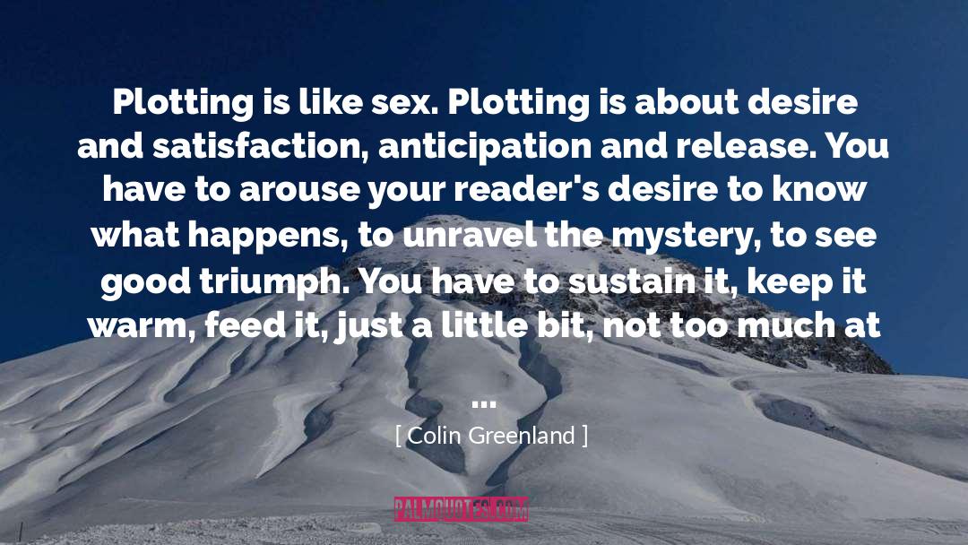 Amazing Writing quotes by Colin Greenland