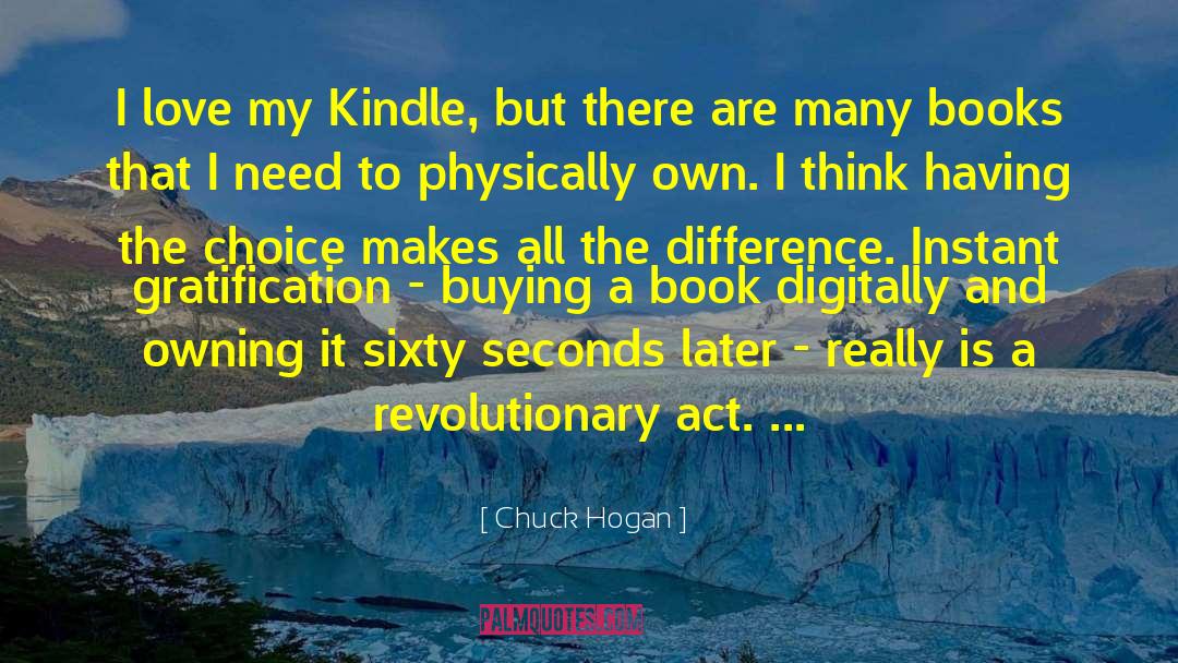 Amazon Kindle Book Store quotes by Chuck Hogan
