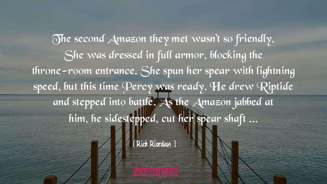 Amazon quotes by Rick Riordan