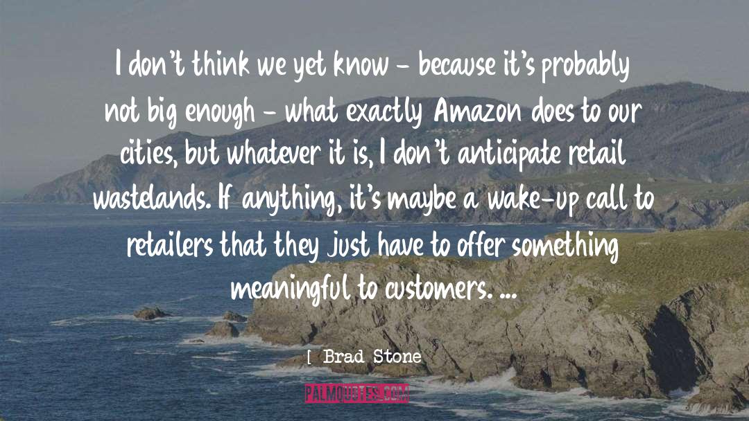 Amazon quotes by Brad Stone