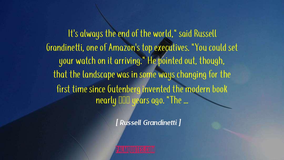 Amazons quotes by Russell Grandinetti