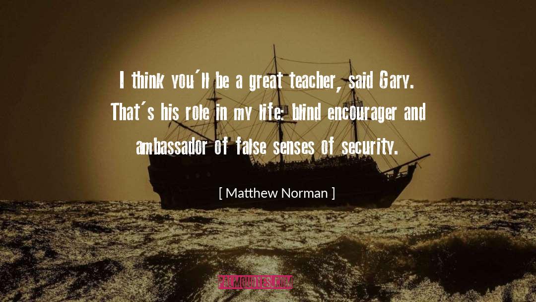 Ambassador quotes by Matthew Norman