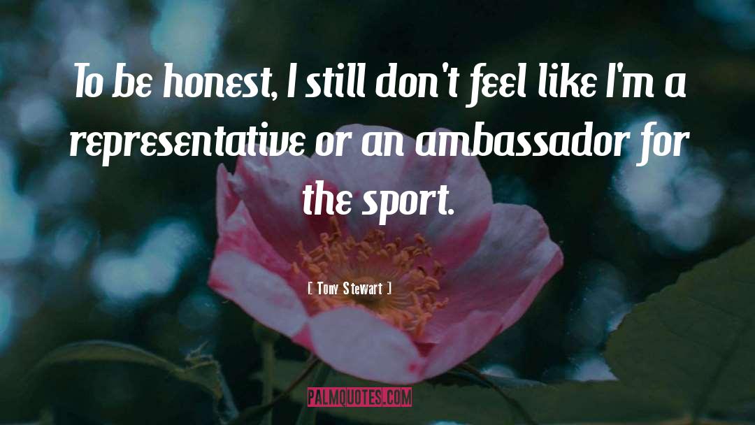 Ambassadors quotes by Tony Stewart