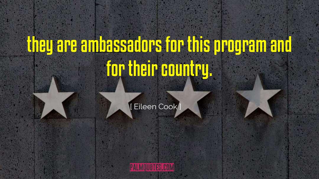 Ambassadors quotes by Eileen Cook