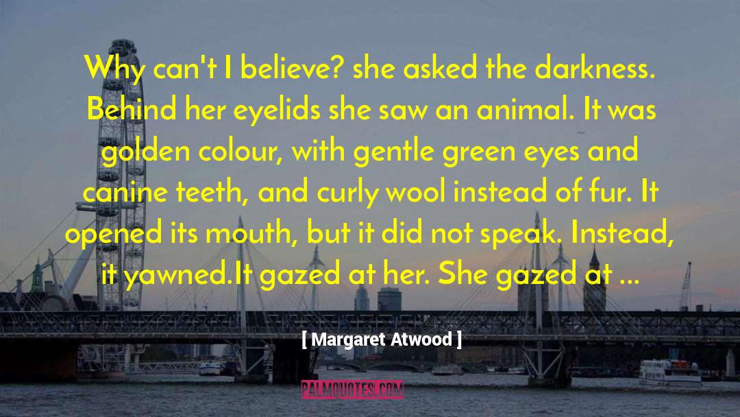 Amber Eyes quotes by Margaret Atwood
