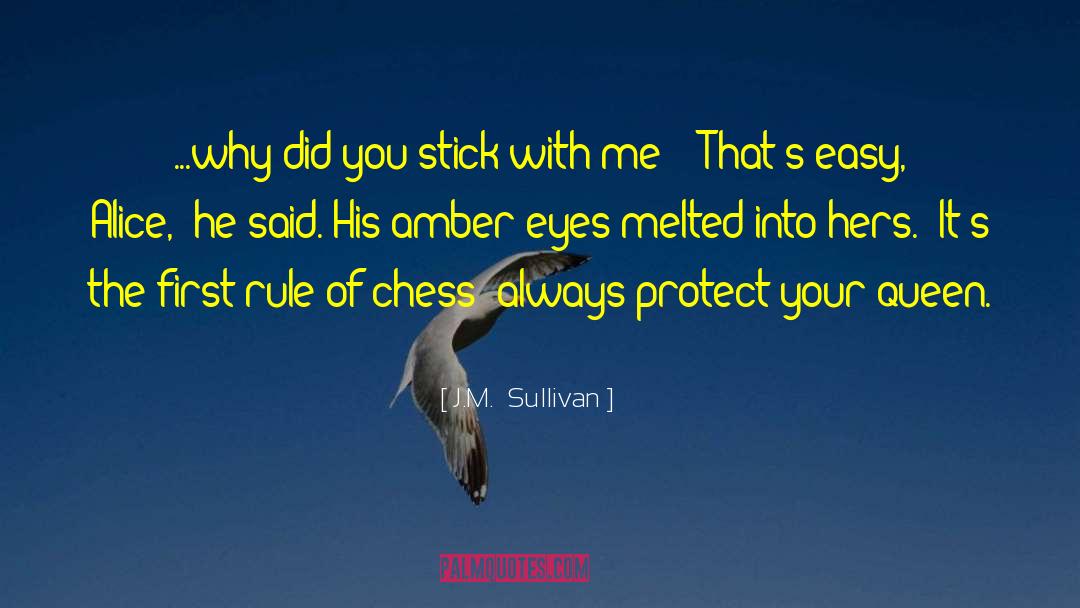 Amber Eyes quotes by J.M.  Sullivan