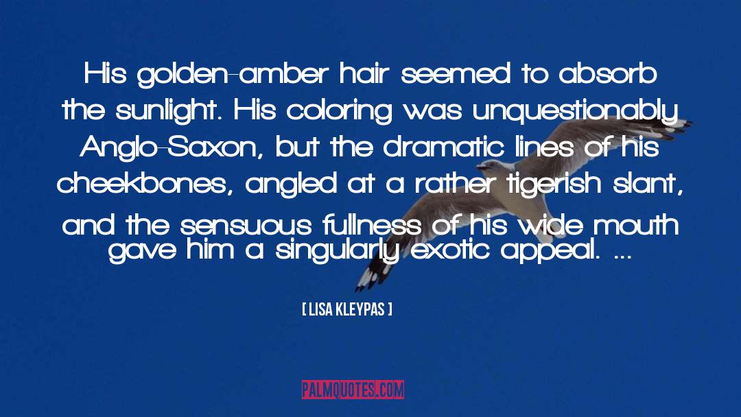 Amber Lines quotes by Lisa Kleypas