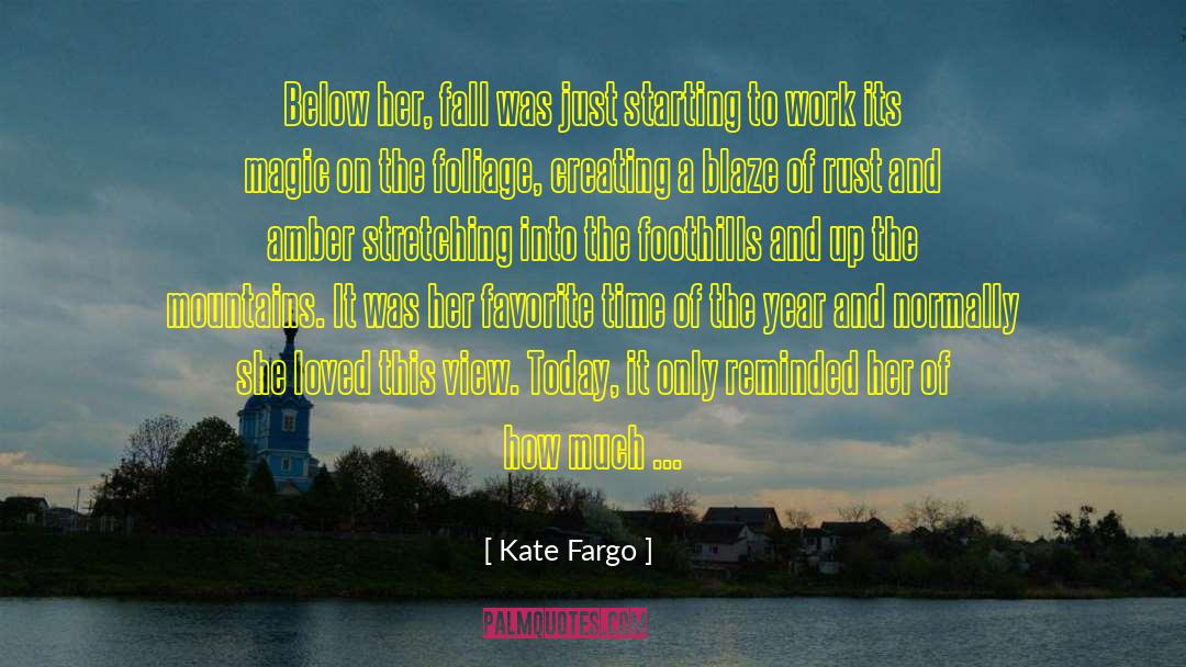 Amber Travie quotes by Kate Fargo