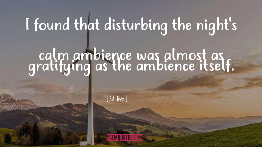 Ambience quotes by S.A. Tawks