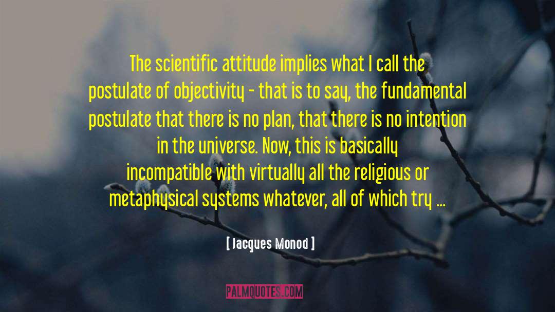 Ambiguity And Attitude quotes by Jacques Monod