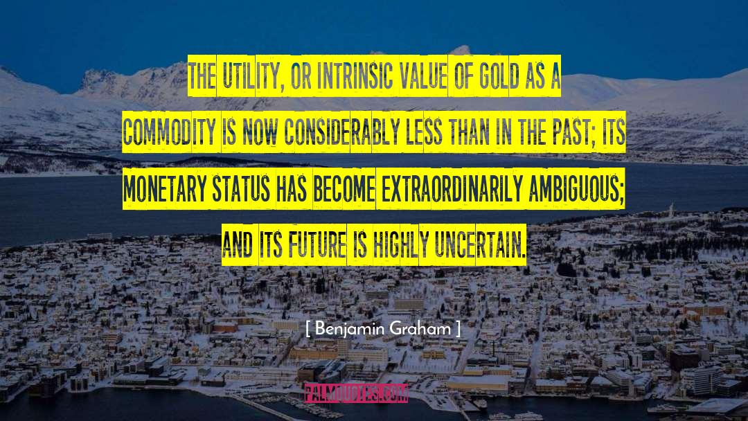 Ambiguous Ending quotes by Benjamin Graham