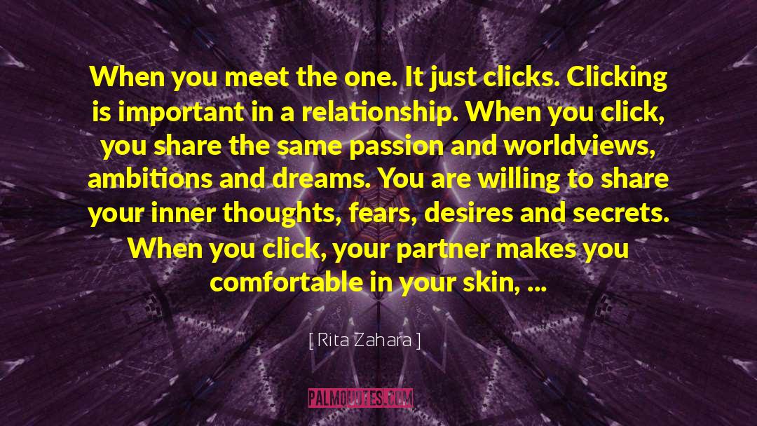 Ambitions And Dreams quotes by Rita Zahara