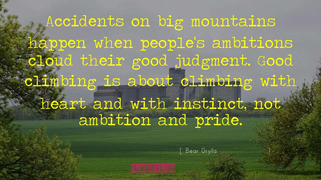 Ambitions quotes by Bear Grylls
