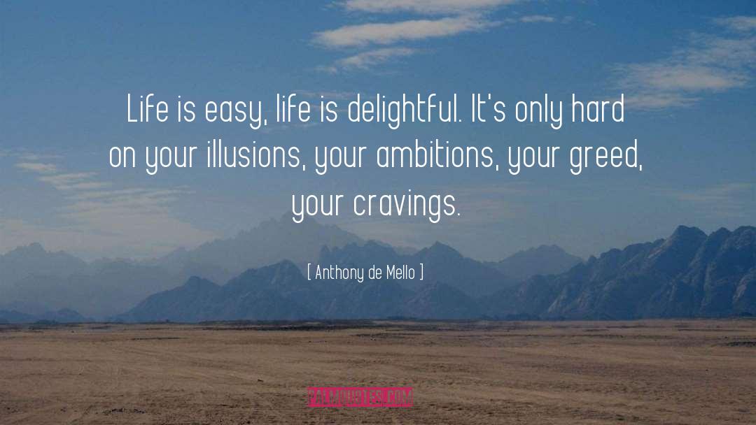 Ambitions quotes by Anthony De Mello
