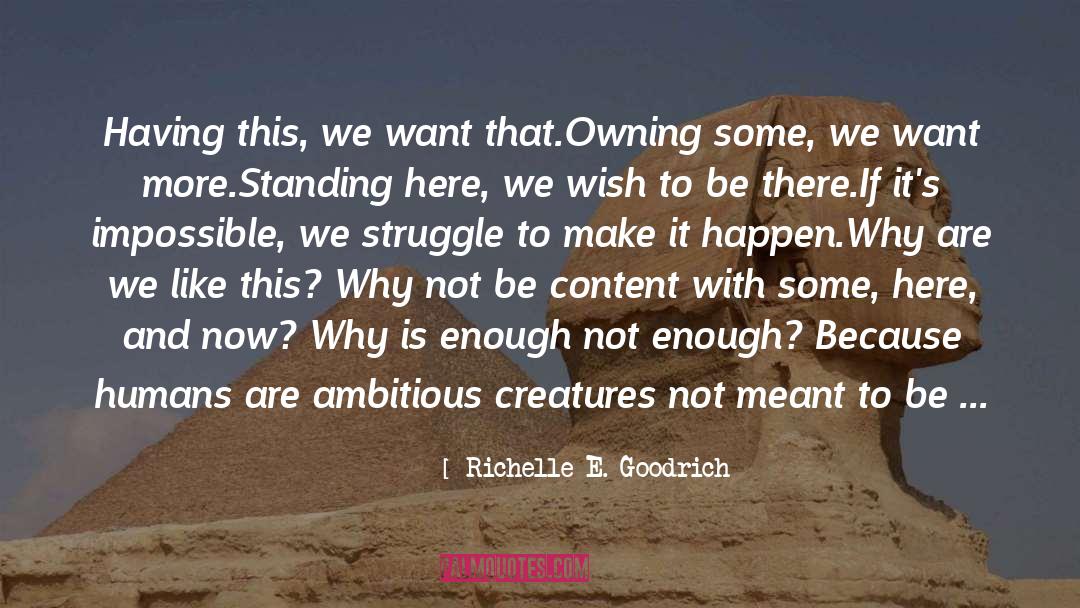 Ambitious quotes by Richelle E. Goodrich